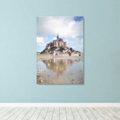 Mont Saint-Michel Canvas Afdruk (Insitu (Houten vloer))