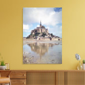 Mont Saint-Michel Canvas Afdruk (Insitu (Woonkamer))