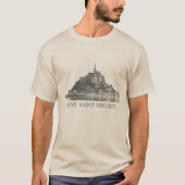 Mont Saint-Michel Distress T-Shirt (Voorkant)