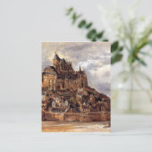 Mont Saint-Michel door Theodore Rousseau Briefkaart (Staand voorkant)