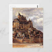 Mont Saint-Michel door Theodore Rousseau Briefkaart (Voorkant / Achterkant)
