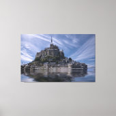 Mont Saint Michel France Canvas Afdruk (Voorkant)