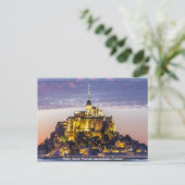 Mont Saint-Michel・Frankrijk / 聖 米 爾 山 國 歇 Briefkaart (Staand voorkant)
