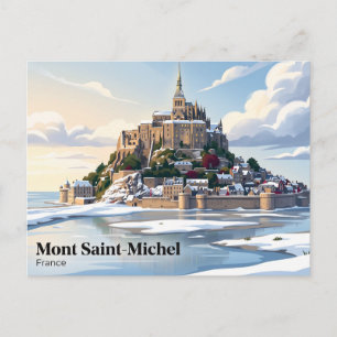 Mont Saint-Michel Frankrijk Briefkaart