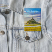 Mont-Saint-Michel, Frankrijk - Middeleeuwse Abdij Button (Insitu)