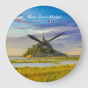 Mont-Saint-Michel, Frankrijk - Middeleeuwse Abdij Grote Klok