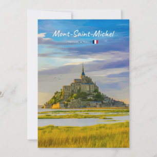 Mont-Saint-Michel, Frankrijk - Middeleeuwse Abdij Kaart