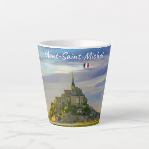 Mont-Saint-Michel, Frankrijk - Middeleeuwse Abdij  Latte Mok