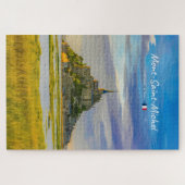 Mont-Saint-Michel, Frankrijk - Middeleeuwse Abdij Legpuzzel (Horizontaal)