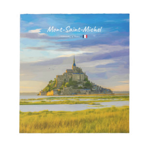 Mont-Saint-Michel, Frankrijk - Middeleeuwse Abdij Notitieblok