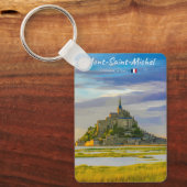 Mont-Saint-Michel, Frankrijk - Middeleeuwse Abdij Sleutelhanger (Voorkant)