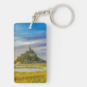 Mont-Saint-Michel, Frankrijk - Middeleeuwse Abdij Sleutelhanger (achterkant)