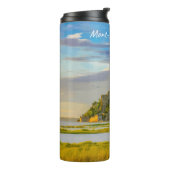 Mont-Saint-Michel, Frankrijk - Middeleeuwse Abdij Thermosbeker (Gedraaid links)