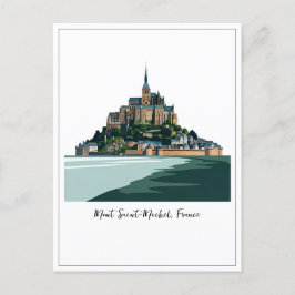 Mont Saint-Michel Frankrijk Normandië Briefkaart