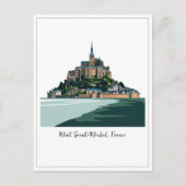 Mont Saint-Michel Frankrijk Normandië Briefkaart (Voorkant)