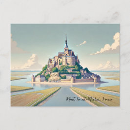 Mont Saint-Michel Frankrijk Normandië Briefkaart