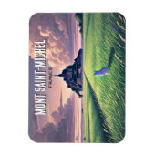 Mont Saint-Michel Frankrijk Reizen Kat Magneet (Verticaal)