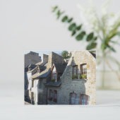 Mont-Saint-Michel. Huishoudens Briefkaart (Staand voorkant)