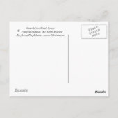 Mont-Saint-Michel. Huishoudens Briefkaart (Achterkant)