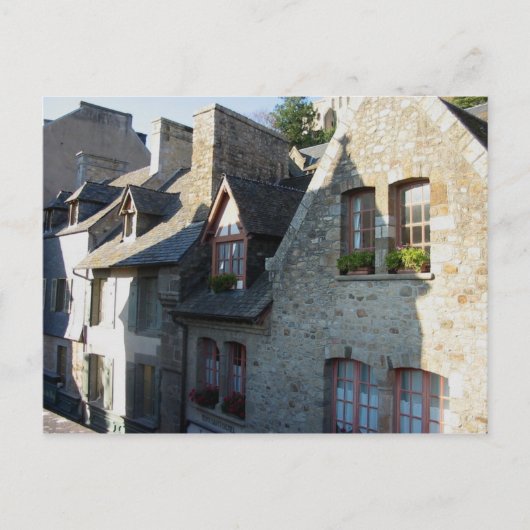 Mont-Saint-Michel. Huishoudens Briefkaart (Voorkant)