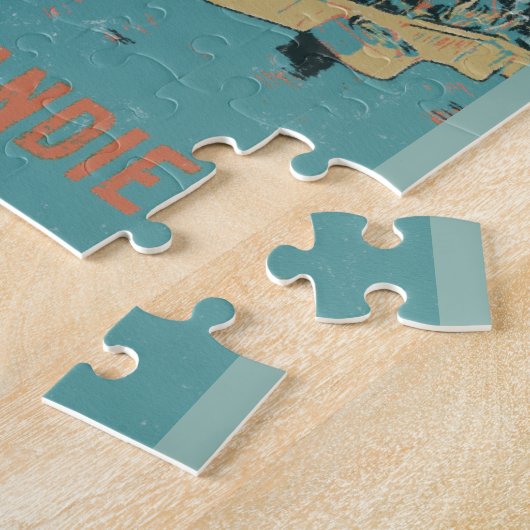 Mont Saint Michel illustration France Legpuzzel (Zijkant)