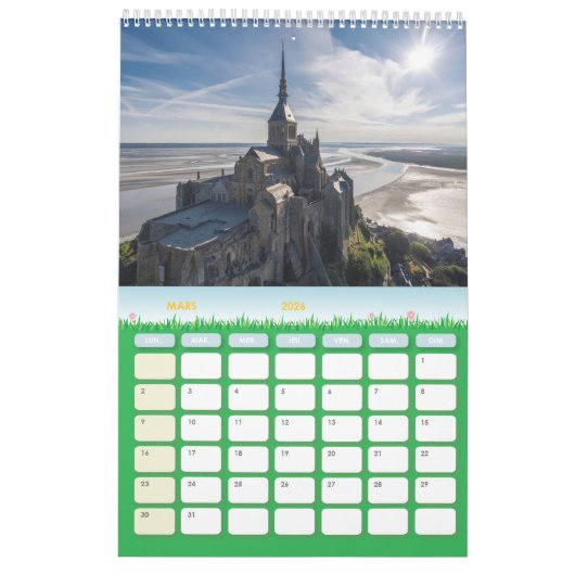 Mont Saint-Michel-kalender Kalender (Mar 2026)