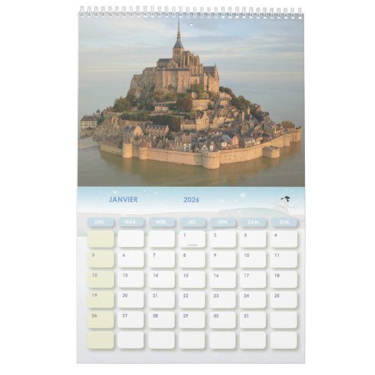 Mont Saint-Michel-kalender Kalender (Jan 2026)