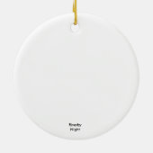 Mont Saint Michel Keramisch Ornament (Achterkant)