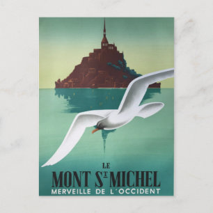 Mont-Saint-Michel mouette Briefkaart