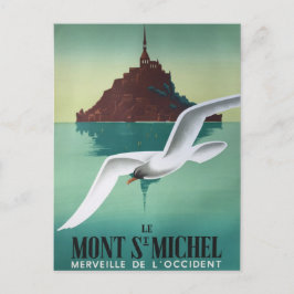 Mont-Saint-Michel mouette Briefkaart