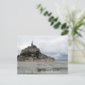 Mont-Saint-Michel, Normandië, Frankrijk - Briefkaart (Staand voorkant)