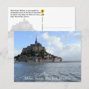Mont-Saint-Michel, Normandië, Frankrijk - Briefkaart