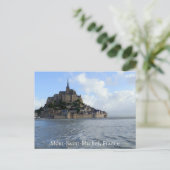 Mont-Saint-Michel, Normandië, Frankrijk - Briefkaart (Staand voorkant)