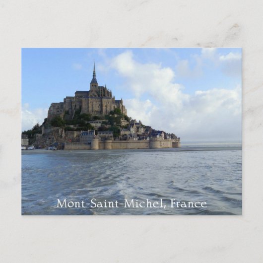 Mont-Saint-Michel, Normandië, Frankrijk - Briefkaart (Voorkant)