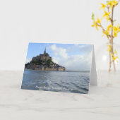 Mont-Saint-Michel, Normandië, Frankrijk - Kaart (Gele Bloem)