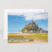Mont-Saint-Michel, Normandy, Frankrijk Briefkaart (Voorkant / Achterkant)
