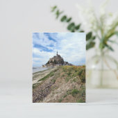 Mont-Saint-Michel, Normandy, Frankrijk Briefkaart (Staand voorkant)