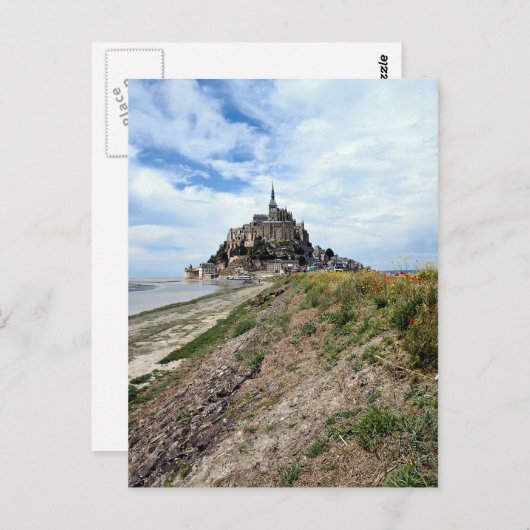 Mont-Saint-Michel, Normandy, Frankrijk Briefkaart (Voorkant / Achterkant)