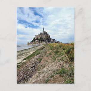 Mont-Saint-Michel, Normandy, Frankrijk Briefkaart
