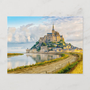 Mont-Saint-Michel, Normandy, Frankrijk Briefkaart