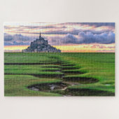 Mont-Saint-Michel, Normandy, Frankrijk Legpuzzel (Horizontaal)