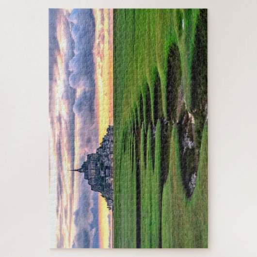Mont-Saint-Michel, Normandy, Frankrijk Legpuzzel (Verticaal)