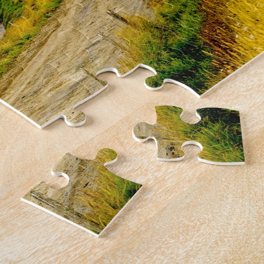 Mont-Saint-Michel, Normandy, Frankrijk Legpuzzel (Zijkant)