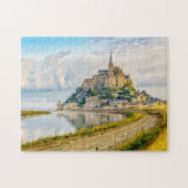 Mont-Saint-Michel, Normandy, Frankrijk Legpuzzel (Horizontaal)