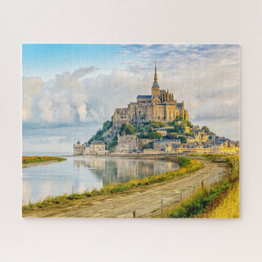 Mont-Saint-Michel, Normandy, Frankrijk Legpuzzel (Horizontaal)