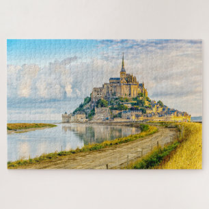 Mont-Saint-Michel, Normandy, Frankrijk Legpuzzel