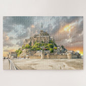 Mont-Saint-Michel, Normandy, Frankrijk Legpuzzel (Horizontaal)