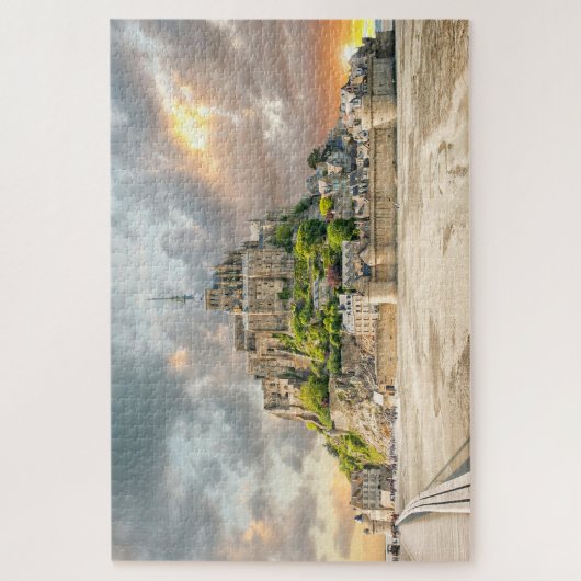 Mont-Saint-Michel, Normandy, Frankrijk Legpuzzel (Verticaal)