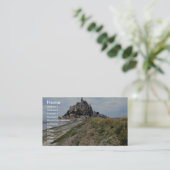 Mont-Saint-Michel, Normandy, Frankrijk Visitekaartje (Staand voorkant)
