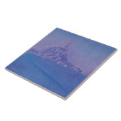 Mont Saint Michel Oil Painting-France- Tegeltje (Zijkant)